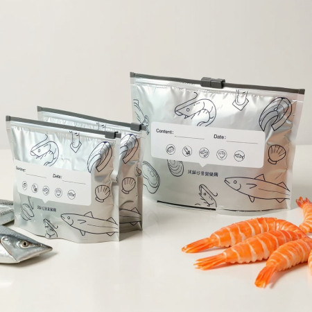 10pcs Aluminum Foil Zip Lock Bag